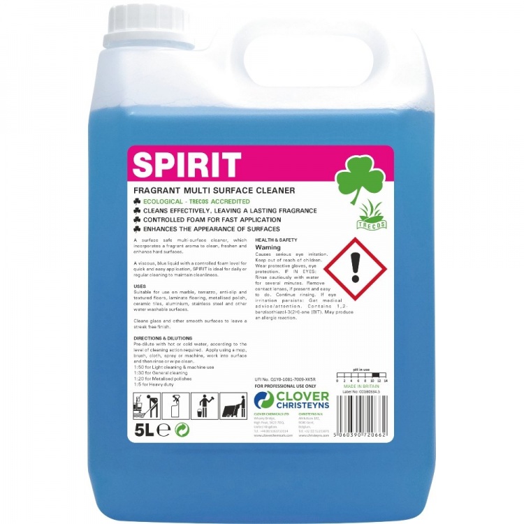 Clover Chemicals Spirit Fragrant Multi-Surface Cleaner (350)